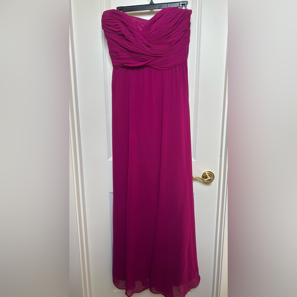 Ralph Lauren Ruched Strapless Gown